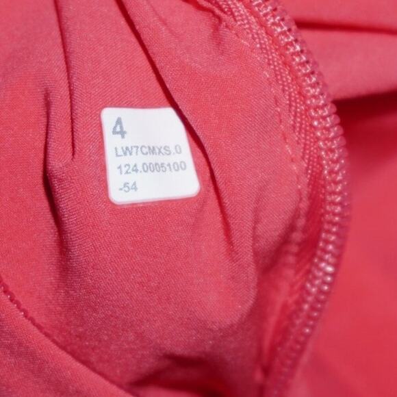 Lululemon Speed Up Shorts 4" Lined Coral Red Women’s Size 4 Running Activewear - Picture 2 of 9